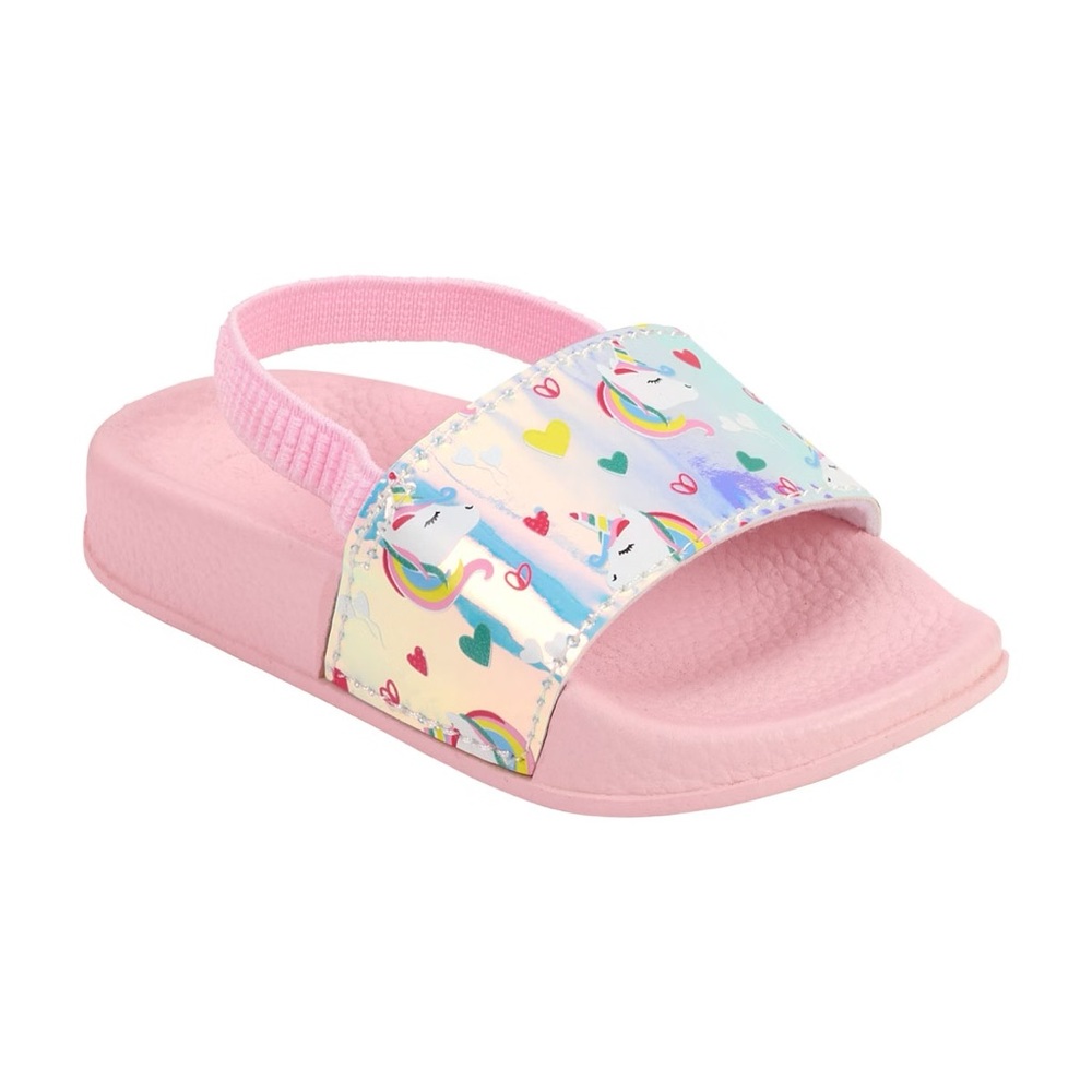 Girl’s Pink Unicorn Slides